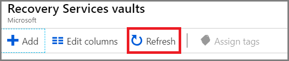 Click Refresh button
