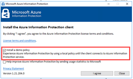 Image result for install the Azure Information Protection client