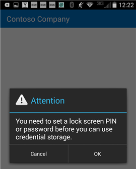 Enter PIN or password