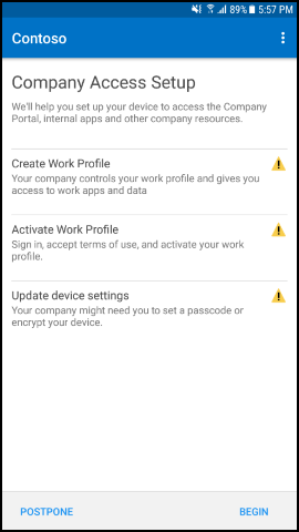 Device is not compliant but is enrolled
