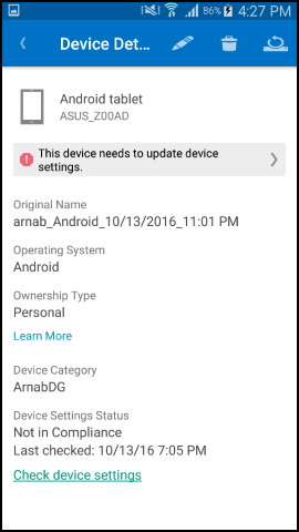 Device compliance issues expanded